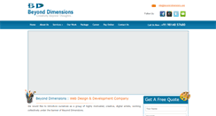 Desktop Screenshot of beyond-dimensions.com